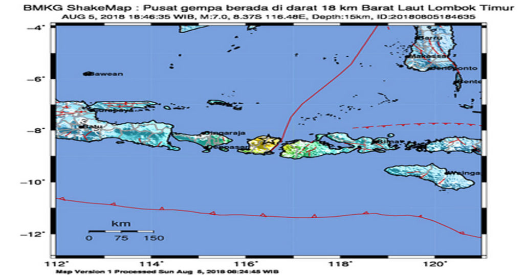 BMKG Umumkan Peringatan Dini Tsunami Pasca Gempa 7 SR Di Pulau Lombok