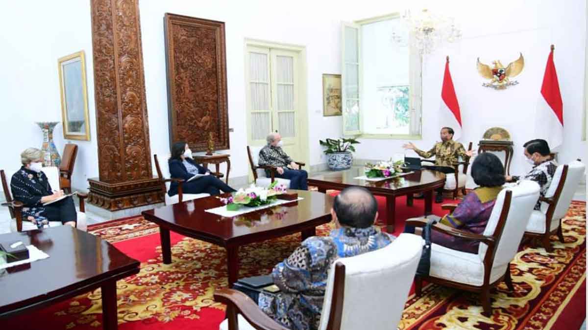 Terima Delegasi Pimpinan Bank Dunia Jokowi Bahas Presidensi G