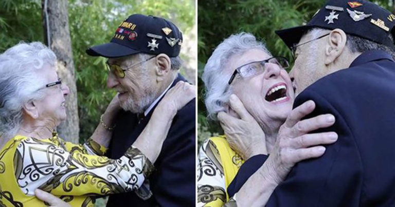 Veteran Perang Dunia II Temui Kekasih Setelah Puluhan Tahun Berpisah