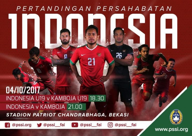 Timnas Indonesia Menangi Dua Ujicoba Lawan Kamboja