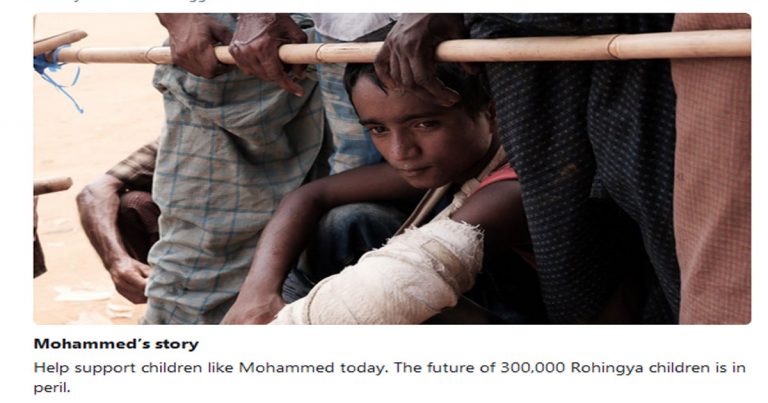 Kepiluan Seorang Bocah 12 Tahun,Termasuk Ratusan Ribu Anak-anak Pengungsi Rohingya Lainnya yang Diungkap oleh UNICEF
