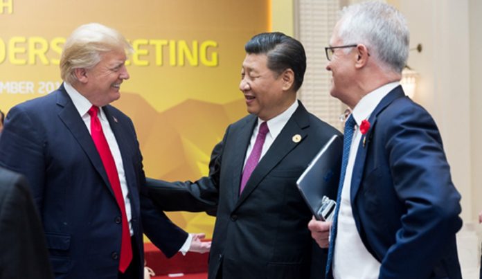 hubungan Trump dengan xi jinping