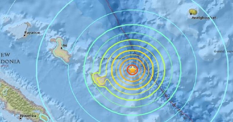 Gempa Besar 7,3 SR di Dekat New Caledonia Sebabkan Tsunami