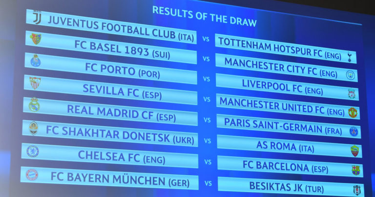 Undian Babak 16 Liga Champions Eropa Hasilkan Dua Super Big Match