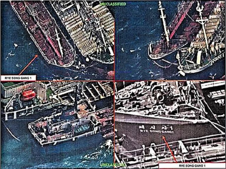 Tiongkok Melanggar Embargo PBB? Terlihat dari Satelit Tanker Beijing Mengisi Bahan Bakar ke Kapal Korea Utara