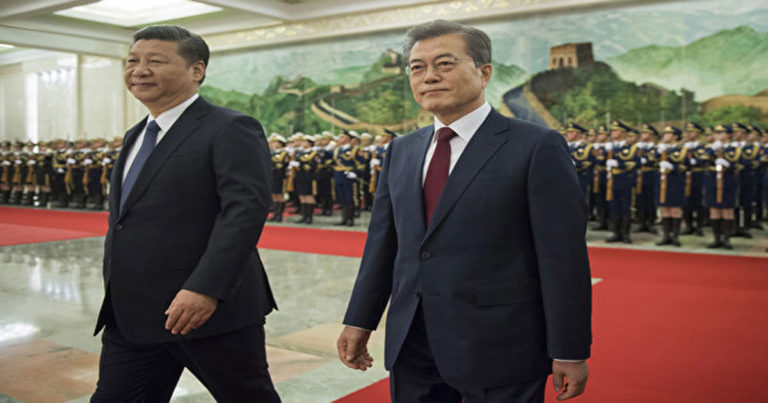 5 Isu Sensitif Utama Menjadi Perhatian Xi Jinping dan Presiden Korsel Moon Jae-in