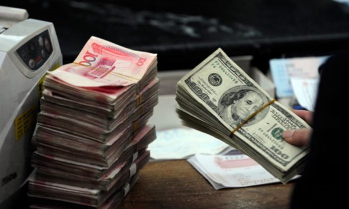 mata uang yuan cina tiongkok terhadap dolar amerika