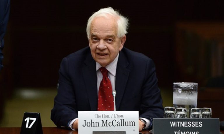 Utusan Kanada Pembawa Pesan Tiongkok, Mccallum, Mengundurkan Diri Atas Permintaan Perdana Menteri Trudeau