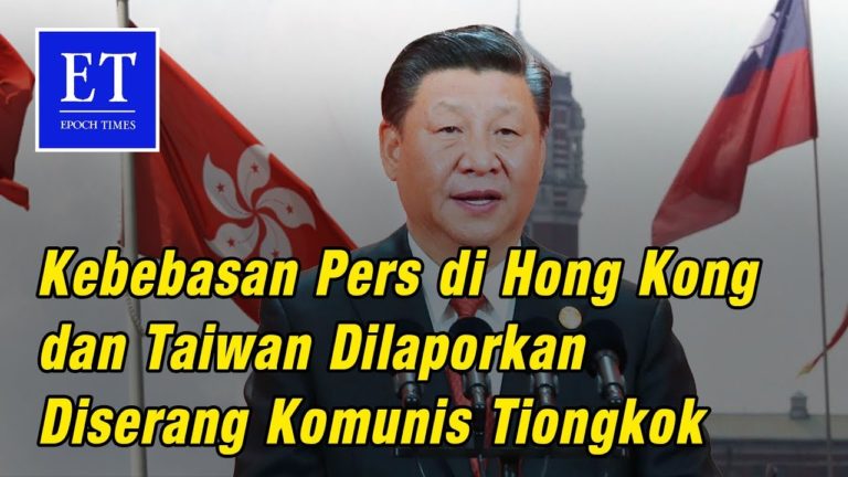 Kebebasan Pers di Hong Kong dan Taiwan Dilaporkan Diserang Komunis Tiongkok