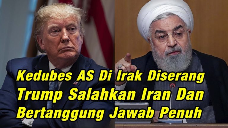 Kedubes AS di Irak Diserang, Trump Salahkan Iran dan Bertanggung jawab Penuh