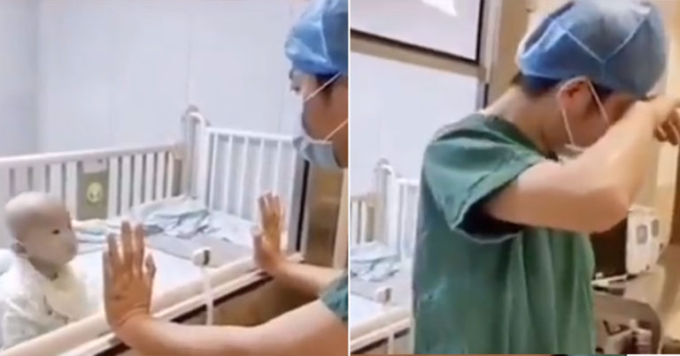 Video: Ayah Merasa Hancur Ketika Bayinya yang Terinfeksi Virus Corona Meminta Pelukan dari Ruang Karantina