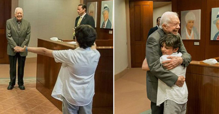 Bocah 10 Tahun yang Menang dari Kanker Meminta Bertemu Mantan Presiden AS Jimmy Carter, Make-A-Wish Membuatnya Terjadi