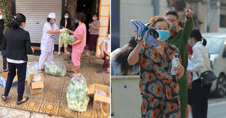 Pemerintah Vietnam Memberikan Makanan Gratis untuk Warga di Daerah Karantina