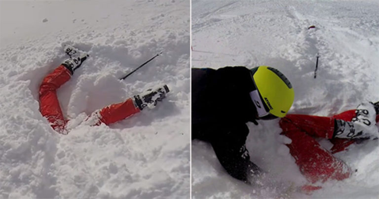 Video Dramatis Menunjukkan Penyelamatan Pemain Ski yang Terkubur di Bawah Salju di Jalur Terpencil