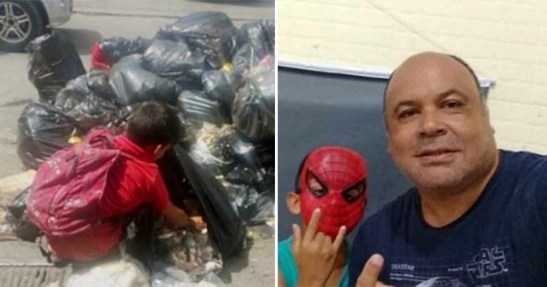 Setelah Beberapa Upaya, Dia Berhasil Mendekati Anak Laki-laki Berusia 8 Tahun yang Dilihatnya Mencari Makanan di Tempat Sampah