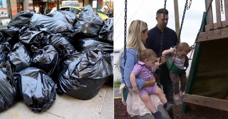 Dia ke Luar untuk Membuang Sampah dan Menemukan 2 Bayi yang Ditinggalkan di Antara Tumpukan Sampah