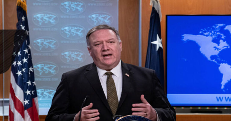 Diserang Beijing dengan Tuduhan AS Berbohong Soal Pandemi, Mike Pompeo : Disinformasi Klasik Kaum Komunis