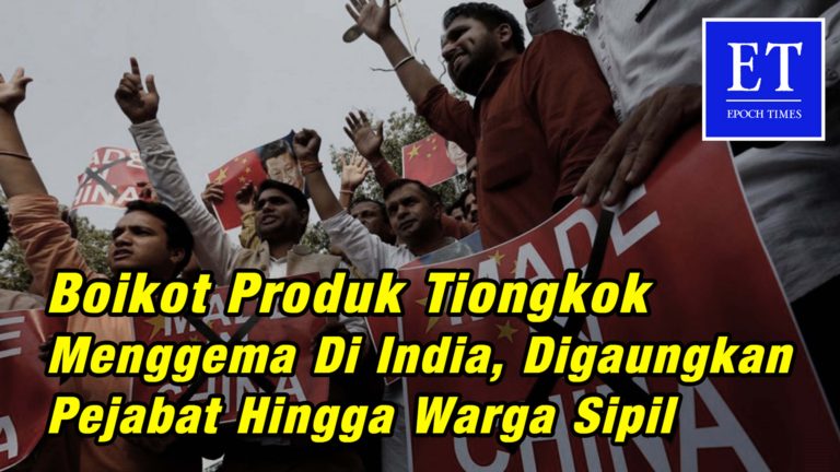 Boikot Produk Tiongkok Menggema di India, Digaungkan Pejabat Hingga Warga Sipil