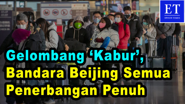 Gelombang ‘Kabur’ dari Beijing, di Bandara Beijing Semua Penerbangan Penuh