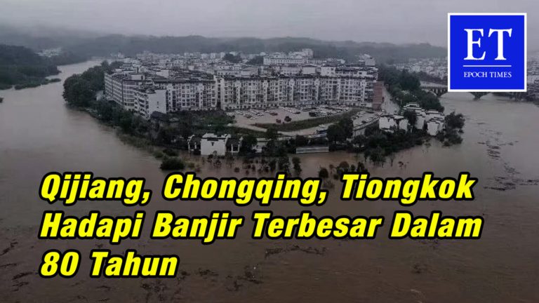 Jalanan Ambruk dan Rumah-rumah Hanyut, Tiongkok Hadapi Banjir Terbesar dalam 80 Tahu