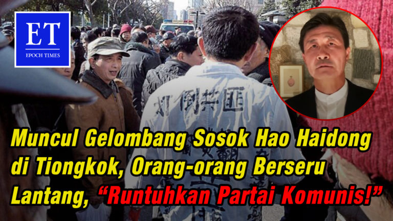 Muncul Gelombang Sosok Hao Haidong, Orang-orang Berseru Lantang, “Runtuhkan Partai Komunis!”