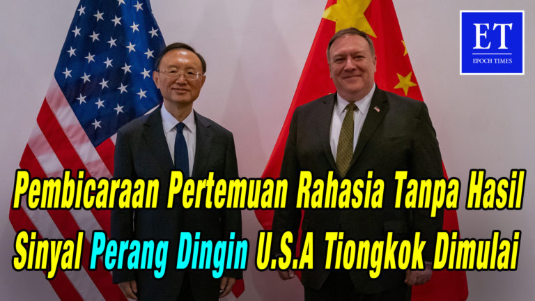 Pertemuan Rahasia Tanpa Hasil, Sinyal Perang Dingin AS dengan Tiongkok Dimulai