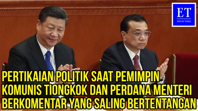 Pertikaian Politik Xi Jinping dan Li Keqiang Saling Bertentangan Mengenai Keadaan Ekonomi