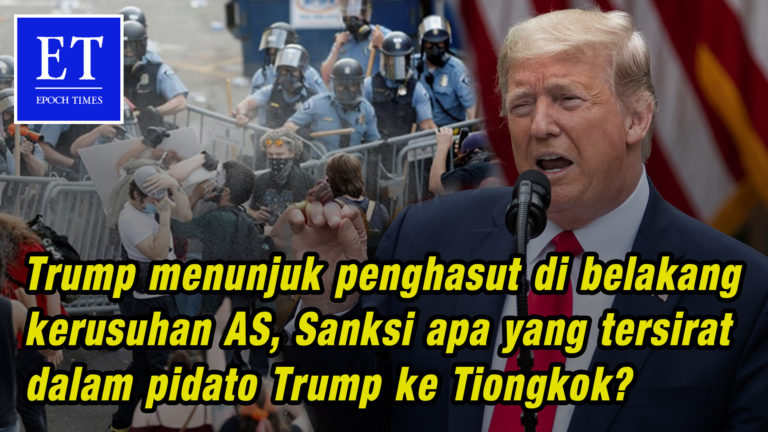 Trump menunjuk penghasut di belakang kerusuhan Amerika, Sanksi apa yang tersirat dalam pidato Trump?