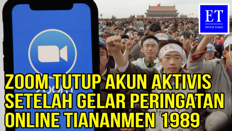 Zoom Tutup Akun Aktivis Tionghoa Setelah Gelar Peringatan Online Tiananmen 1989