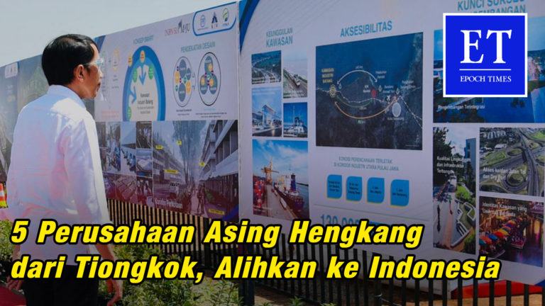 5 Perusahaan Asing Hengkang dari Tiongkok, Alihkan ke Indonesia