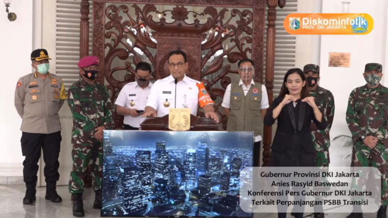 PSBB Transisi Fase 1 di DKI Jakarta Masih Berlaku Hingga 14 Hari Mendatang