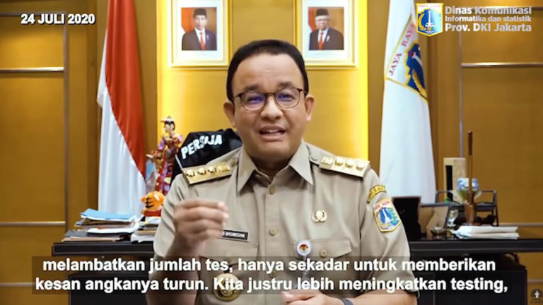 Perkembangan Corona di Jakarta, Anies : Kami Tak Akan Menutupi Kasus, Mengurangi dan Melambatkan Jumlah Tes untuk Memberikan Kesan Angkanya Turun