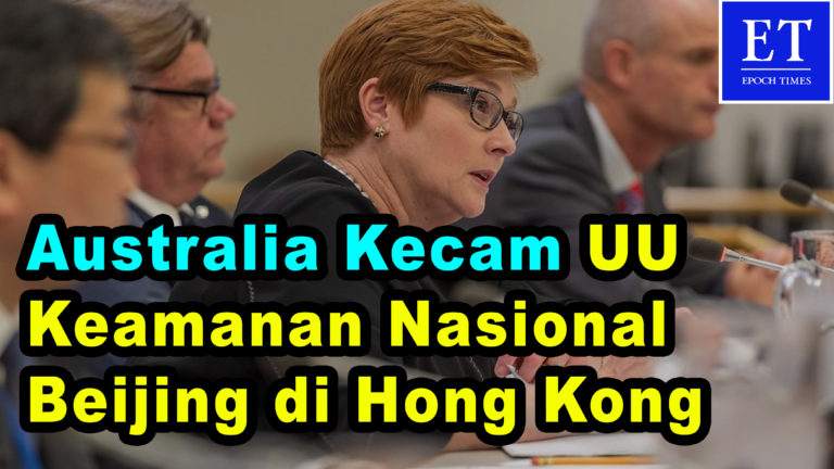Australia Kecam UU Keamanan Nasional Beijing di Hong Kong
