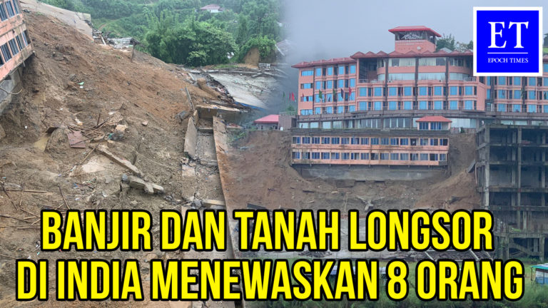 Banjir dan Tanah Longsor di India Menewaskan 8 Orang