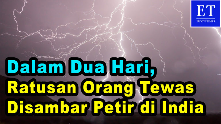 Dalam Dua Hari, Ratusan Orang Tewas Disambar Petir di India