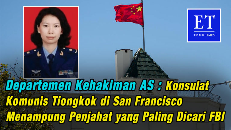 Konsulat Tiongkok di San Francisco Disebut Menampung Buron yang Paling Dicari FBI