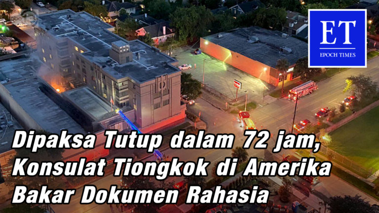 Dipaksa Tutup dalam 72 jam, Konsulat Tiongkok di Amerika Bakar Dokumen Rahasia