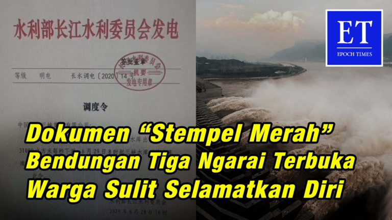 **TAKUT JEBOL** Bendungan Tiga Ngarai Dibuka di Hilir Sungai Yangtze, Warga Sulit Selamatkan Diri