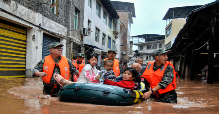 Bencana Berkecamuk di Tiongkok, Berdampak pada 10 Jutaan Warga