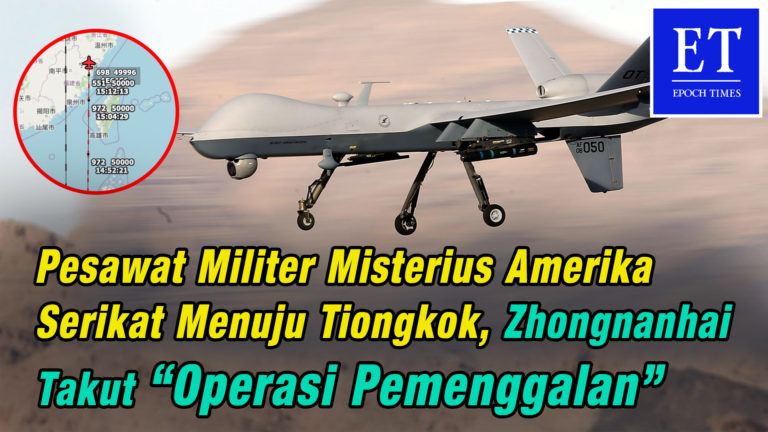Pesawat Militer Misterius AS Menuju Tiongkok, Zhongnanhai Takut “Operasi Pemenggalan”