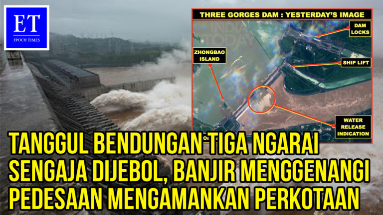 Tanggul Tiga Ngarai Sengaja Dijebol, Banjir Menggenangi Pedesaan Mengamankan Perkotaan