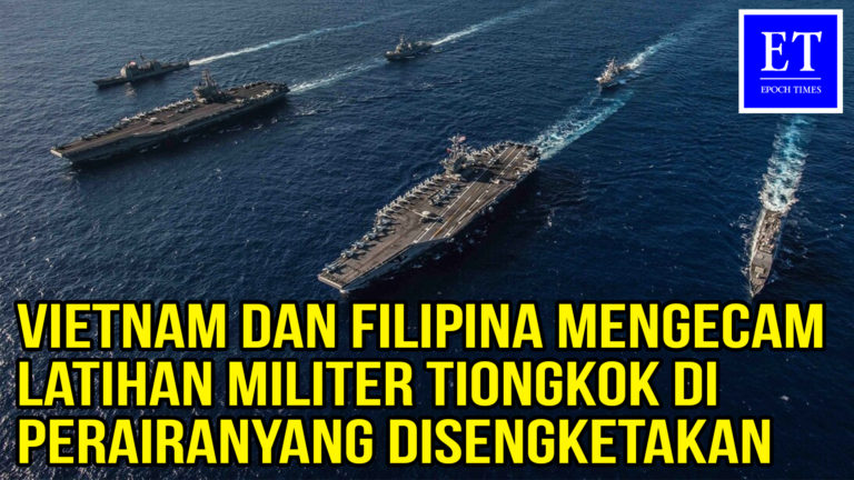 Vietnam dan Filipina Mengecam Latihan Militer Tiongkok di Perairan yang Disengketakan