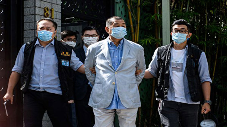 Penangkapan Bos Media Adalah ‘Serangan Paling Bengis’ Bagi Kebebasan Pers Hong Kong