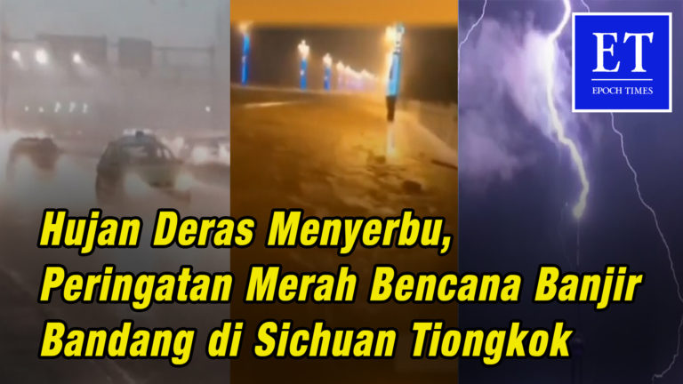 Hujan Deras Menyerbu, Peringatan Merah Bencana Banjir Bandang di Sichuan