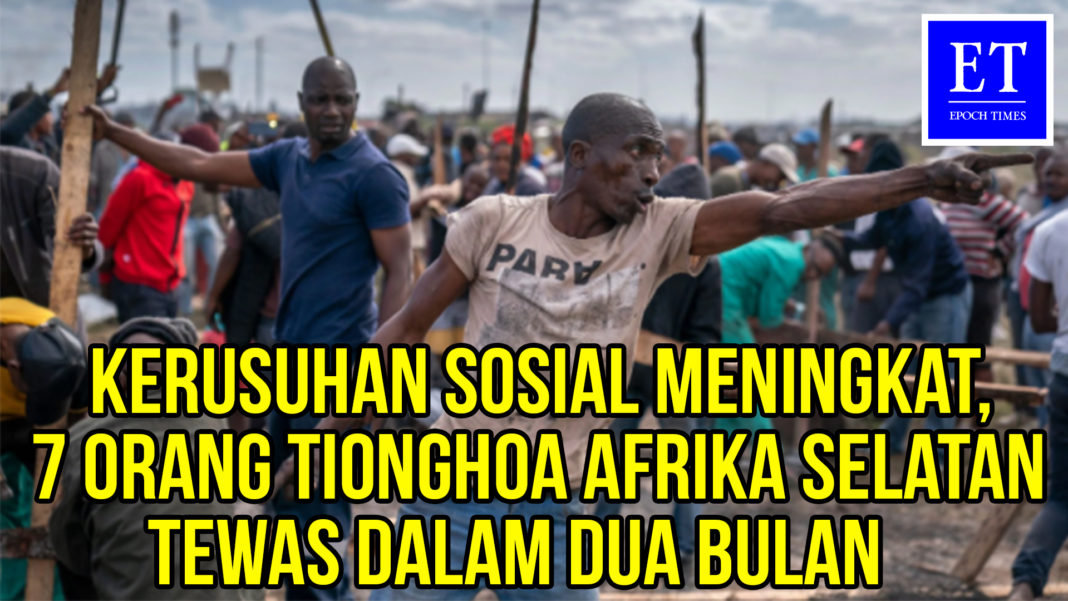 Kerusuhan Sosial Meningkat 7 orang  Tionghoa Afrika 