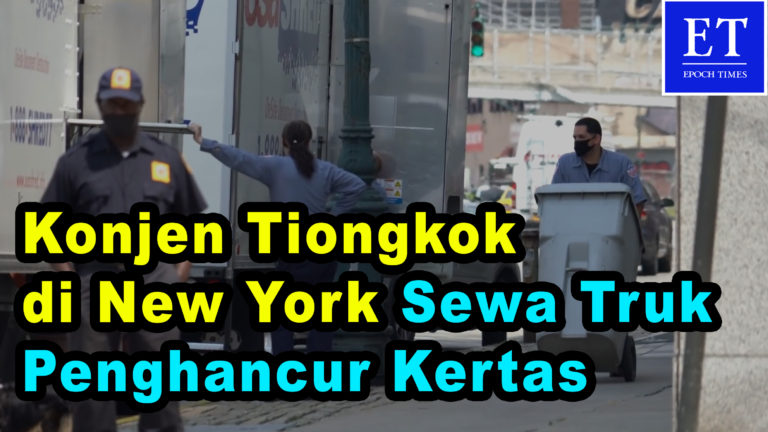 Konjen Tiongkok di New York Sewa Truk Penghancur Kertas untuk Melenyapkan Dokumen