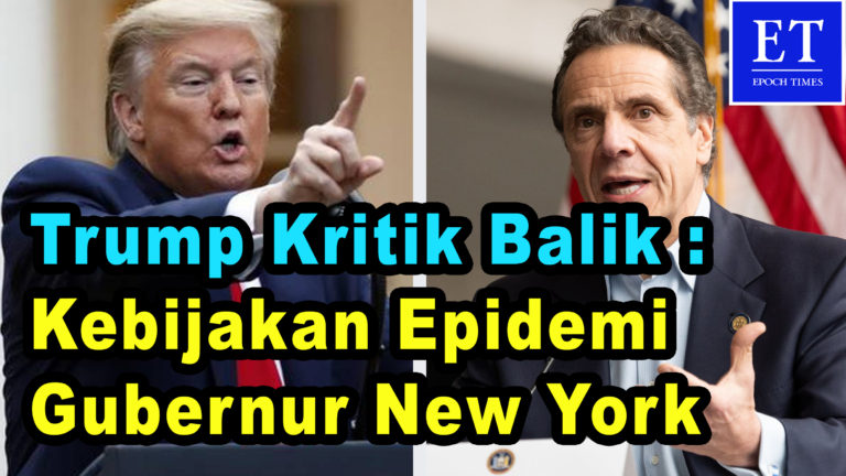 Trump Kritik Balik : Kebijakan Epidemi Gubernur New York Menyebabkan Kematian Ribuan Lansia