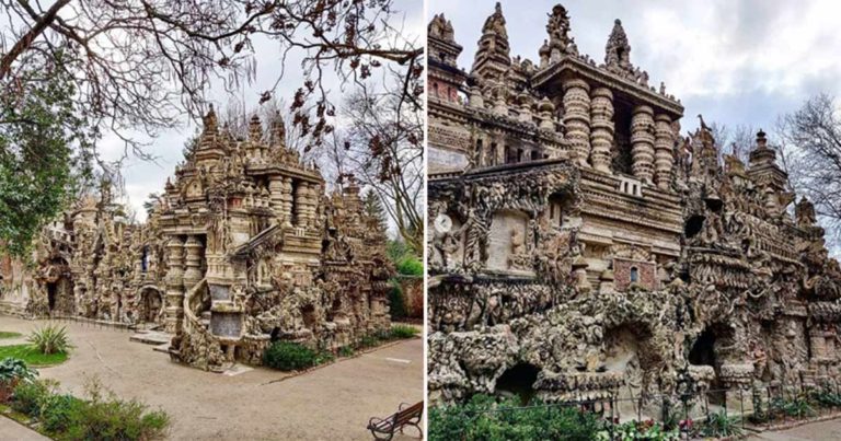 Tukang Pos Menghabiskan 33 Tahun Membangun Istana yang Luar Biasa dari Batu Kerikil