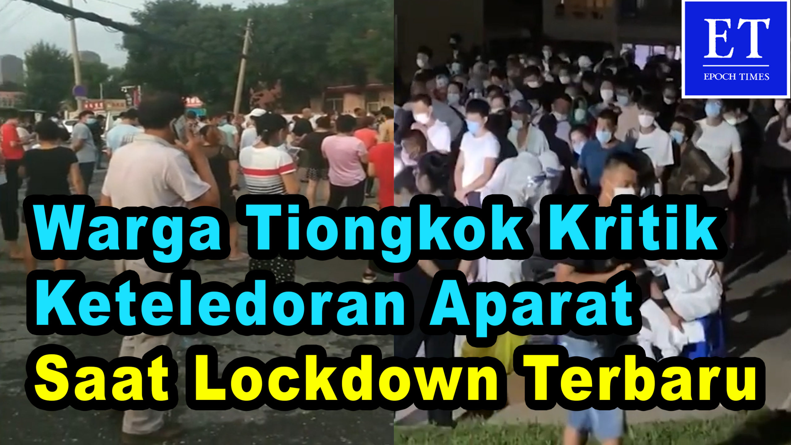 Warga Tiongkok Kritik Keteledoran Aparat Selama Berlangsungnya Lockdown