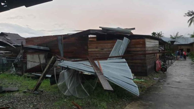 Diterjang Angin Kencang, Sebanyak 34 Rumah Rusak di Aceh Tenggara